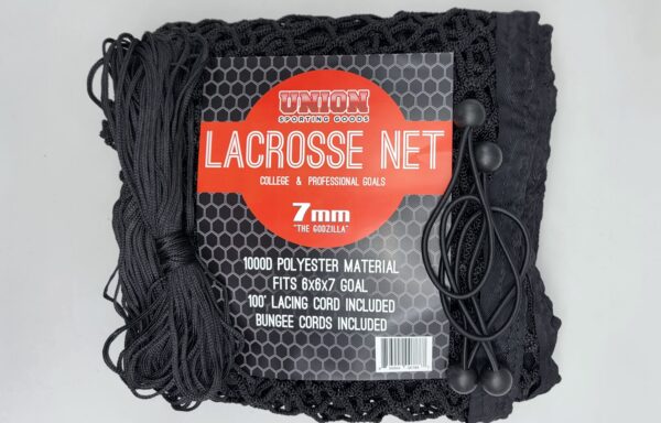 Black 7MM 6X6 Lacrosse Net 1000D