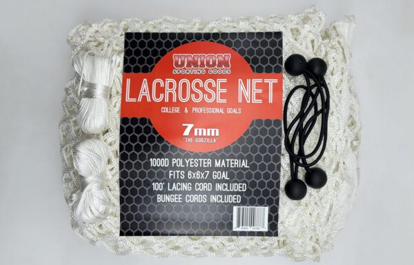 White 7MM 6X6 Lacrosse Net 1000D