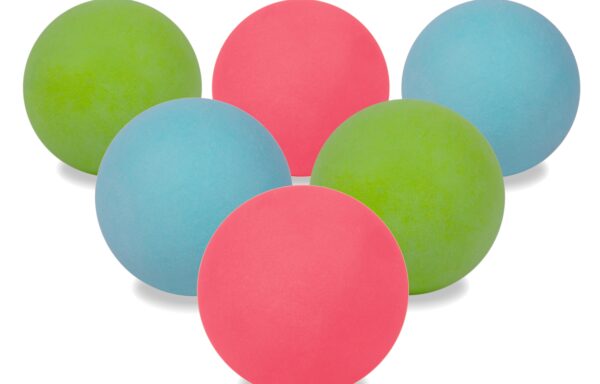 Multicolor Soft Foam Lacrosse Balls (Pink, Blue, Green)